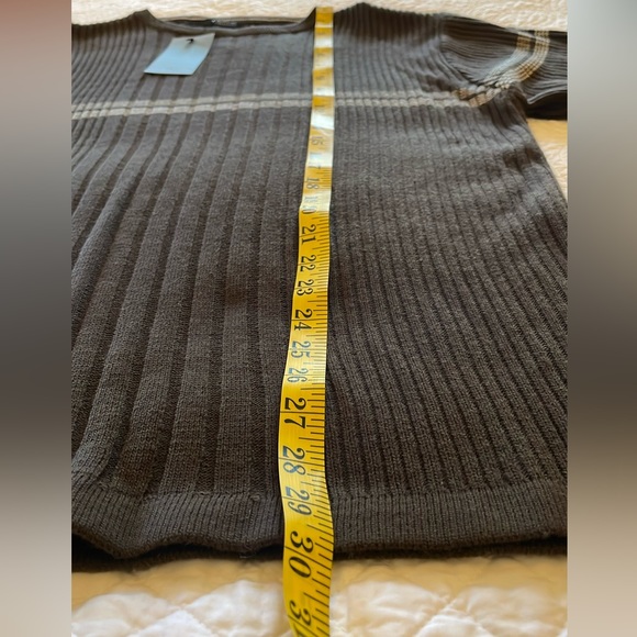 POINT•X MENS XL CREW-NECK Sweater Colors shades of Browns NEW NEVER WORN - Picture 6 of 15